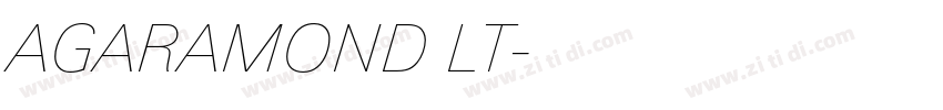 AGARAMOND LT字体转换